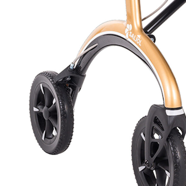 Saljol Carbon Rollator Limited Edition in Farbe Pure Gold