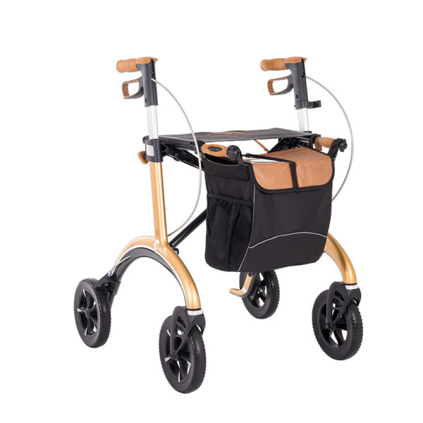 Saljol Carbon Rollator Limited Edition in Farbe Pure Gold