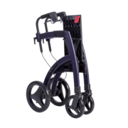 Rollz Motion² 2in1 Rollator+Rollstuhl dark purple gefaltet